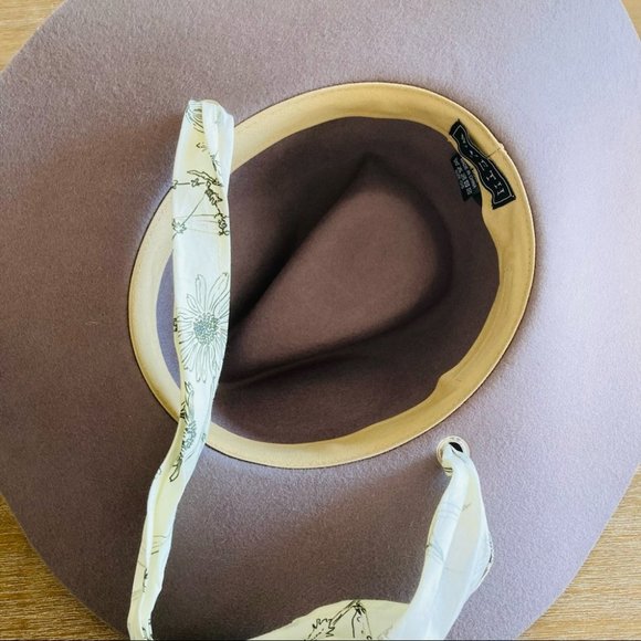 Anthropologie Wyeth Felt Wool Floral Scarf Chin Strap Hat main image 5